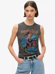 Superdry Tattoo Rhinestone Vest Top