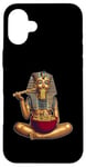 Coque pour iPhone 16 Plus Nouilles japonaises Pharaoh King Tut Ramen