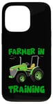 Coque pour iPhone 13 Pro Tracteur amusant pour enfants - Amateur de tracteur d'entraînement