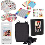 Lifeprint 2x3"Premium Zink Photo Paper (50 Pack) Accesory Kit with Photo Album, Case, Stickers, Markers