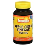 Sundance Apple Cider Vinegar Quick Release Capsules 450 mg 60 Caps By Sundance