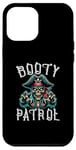 iPhone 12 Pro Max Fun Pirate Pun - Booty Patrol Case