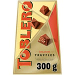 Toblerone Truffles, Milk Chocolate with Honey and Almond Nougat Filling, Established in Switzerland, 300 g, Perfect for Diwali