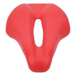 Keenso Comfortable Bike Seat, Bike Saddle with Breathable Hollow Design, ZTTO Universal Comfortable Saddle Cover Mountain Bike Ultralight Cushion Hollow Saddle(red)