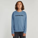 Kids Sweater Loose Unbrushed - Medium blue - boys