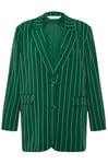 Studio Untold Femme Grandes Tailles Blazer Oversized, col à Revers, Manches Longues Vert pairie 54+ 814731457-54+