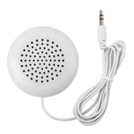 Mini White 3 5mm Pillow Speaker For CD Radio MP3 Player H1L6