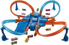 Hot Wheels DTN42 Criss Cross Crash Playset With One Die Cast Car Amazon Exclusi