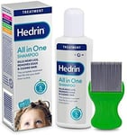 All In One Shampoo Head Lice Treatment With Nit Comb Included Kills Headlice An