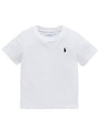 Polo Ralph Lauren Baby Boys Classic Short Sleeve T-shirt - White, White, Size 12 Months