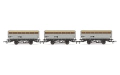 Hornby R60255 BR 20T Coke Hopper Wagon Triple Pack Freight Wagons, 00 Gauge