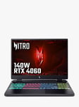 Acer Nitro AN16-41 Gaming Laptop, AMD Ryzen 7 Processor, RTX 4060, 16GB RAM, 1TB SSD, 16" WUXGA, Black