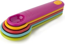 Joie Kitchen Gadgets 26799 Measuring Spoons, Plastic, Multicolor, 5 Count