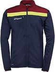 uhlsport Offense 23 Poly Jacket Veste en Polyester pour Homme M Multicolore (Azul Marino/Burdeos/Amari)