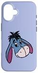 Coque pour iPhone 16 Disney Winnie the Pooh Eeyore Happy Big Face Costume