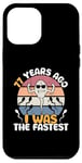 Coque pour iPhone 12 Pro Max Vintage Legend 77 Years Ago I Was The Fastest Men Women Bday