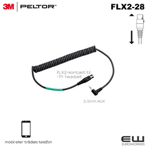 3M Peltor FLX2-28 kabel (3,5mm Listen Only)