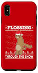 iPhone XS Max Flossing Through The Snow Sloth Ugly Christmas Sweater Floss Case