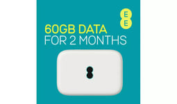 EE PayG - Wifi 2 - 4G - 60GB Pre Loaded Data Sim - Portable Modem - White