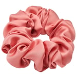 Lenoites Mulberry Silk Scrunchie, Pearl Pink