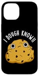 Coque pour iPhone 14 Jeu de mots « I Dough Know Funny Food »