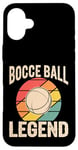 Coque pour iPhone 16 Plus Boule de pétanque vintage Legend Retro Sports