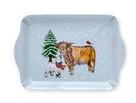 Cooksmart British Designed Christmas Scatter Serving Tray | Dinner Tray For Multiple Uses Around The Home | Trays For Food Serving Or Drinks Serving - Christmas On The Farm