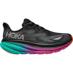 HOKA ONE Clifton 9 W Gore-tex Noir / Violet Bleu 36 2024 - *prix inclut le code CHRISTMAS20