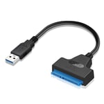 Adaptateur Sata Vers Usb Usb 3.0 Vers 2,5""-Adaptateur Externe Sata Iii Vers Usb Et Câble Pour Disque Dur Ssd/Hdd De 2,5