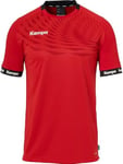 Kempa Wave 26 Shirt Tee Shirt t-Shirt de Sport à Manches Courtes Vetement Fonctionnel Handball Gym Jogging Running Maillot Homme , Rouge/Rouge Chili, XXL