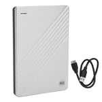 Ulkoinen kiintolevy Ultrathin 2,5 tuuman USB 3.0 alumiiniseos Plug and Play -mobiilikiintolevy tietokoneelle TV-puhelimelle Silver 80GB