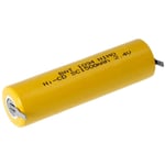 Nimo - Batterie NiCd 2,4Vdc 1500mA ENSC1500HT2 22,4x85,0mm