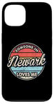 Coque pour iPhone 13 Quelqu'un à Newark m'aime City, États-Unis, États-Unis