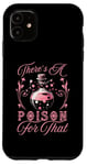 Coque pour iPhone 11 T-shirt d'Halloween rose « There's A Poison For That Potion Bottle »