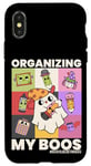 Coque pour iPhone X/XS Costume de secrétaire administrateur d'école d'Halloween pour organiser mes seins