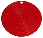 Le Creuset Cool Tool, Pot holder/trivet, Silicone, Round, 20 cm, Cerise, 93000230060200