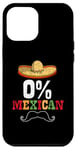 Coque pour iPhone 12 Pro Max 0% Mexicain Cinco De Mayo Fiesta Sombrero - Mexicains