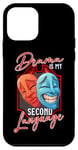 Coque pour iPhone 12 mini Drama Is My Second Language Theatre Citation