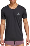 adidas Adizero Mens Running Top Black Short Sleeve Lightweight Run T-Shirt