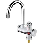Gotrays - Robinet d'eau électrique, chauffe-eau à débit rotatif à 360 degrés, robinet d'eau, 3000 w, chauffage rapide, robinet d'affichage de la
