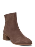 ANGULUS Boots - Block Heel With Zipper Brun