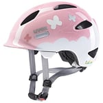 uvex Oyo Style - Casque de Vélo Léger pour Enfants - Réglage de la Taille Individuel - à Compléter avec un Éclairage Led - Butterfly Pink - 50-54 cm