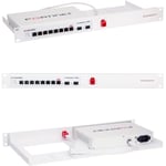 Rackmount.IT Support de Montage pour Pare-feu Fortinet – Étagère de Serveur 1U avec Organiseur de câbles Avant Facile d'accès, correctement ventilé, Rack personnalisé de 48,3 cm – RM-FR-T12