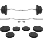 Barbell Weight Set 30kg/25kg/20kg Barbell Adjustable Gym Weight for Home Fitness