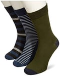 Jack & Jones Men's Jacstripe and Dots Socks, Pack of 5, Orion Blue/Four Leaf Clover-Black, One Size