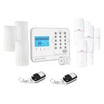 Kit alarme maison connectée sans fil wifi box internet et gsm futura blanche smart life- lifebox - kit animal 3