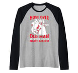 Mens Let This Old Man Show You How To fight Aikido Raglan Baseball Tee