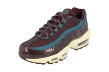 Nike Womens Air Max 95 Se Prm Burgundy Trainers - Size UK 6