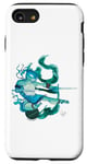 Coque pour iPhone SE (2020) / 7 / 8 TMNT x Lily Stock Collection Leonardo Watercolor Art