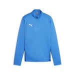 PUMA Teamgoal Training Top Jr Fermeture Éclair 1/4 Haut ajusté Mixte, Ignite Blue White Team Royal, 128